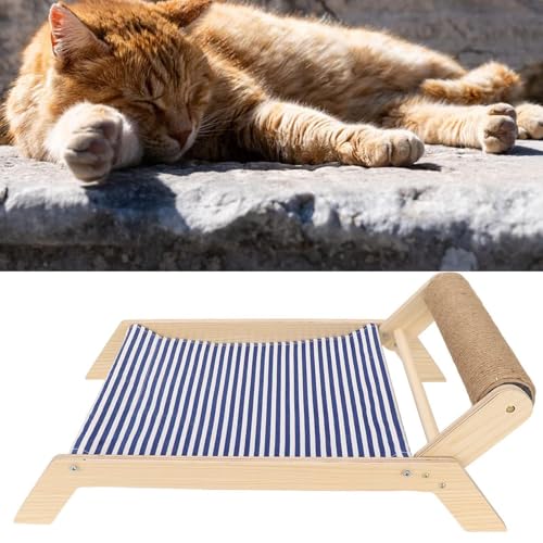 gifyym Strandkorb Katzenhängematte - Holzrahmen Katzenhängematte Bett Kätzchen Hochbeet | Erhöhte Katzenbetten Katzenschaukel Bett | Holzrahmen Schaukelstuhl | Kratzbrett für Katzen und Kätzchen gifyym Strandkorb Katzenhängematte - Holzrahmen Katzenhängematte Bett Kätzchen Hochbeet | Erhöhte Katzenbetten Katzenschaukel Bett | Holzrahmen Schaukelstuhl | Kratzbrett für Katzen und Kätzchen von gifyym