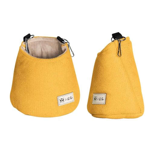 gifyym Sugar Glider Beutel - Sugar Glider Klebebeutel - Warmes Hängebett Mit Herausnehmbarer Nistmatte | Kuschelsack Für Hamster, Mäuse & Kleintiere – Schlafsack Für Käfig Oder Transportbox von gifyym