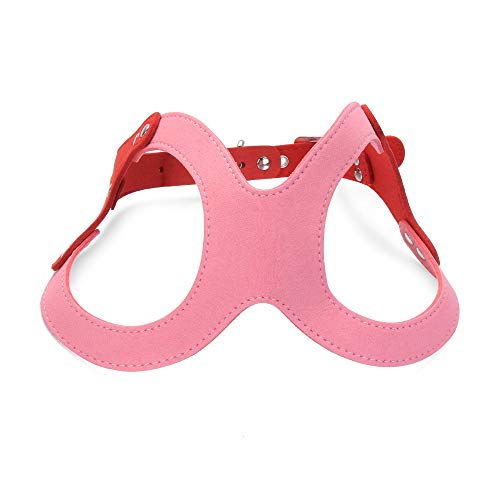 gofidin Brustweste, Halsband für Hunde, Welpen, Katzen, Kätzchen, Wildleder, Größe L, Rosa gofidin Brustweste, Halsband für Hunde, Welpen, Katzen, Kätzchen, Wildleder, Größe L, Rosa von gofidin