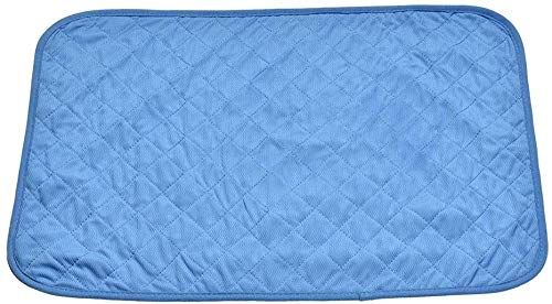 gongxi Haustierkühlmatte, Vertikales Kühlkissen, Kaltes Tuch, Polyestertuchmaterial, 100 * 70 cm, Blau von qwert