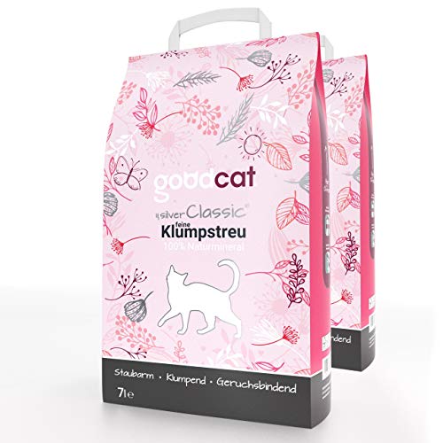 goodcat Silver Classic - Katzenstreu Klumpstreu Naturprodukt, stark klumpend von goodcat