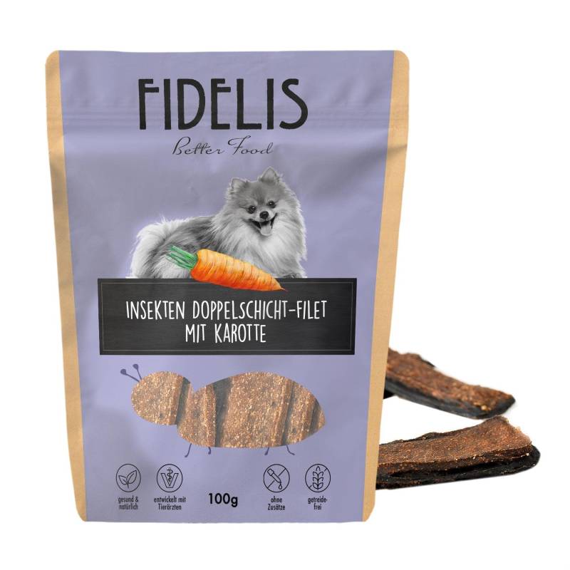 Insekten Doppel Schichtfilet mit Karotte von goodmoodpetfood