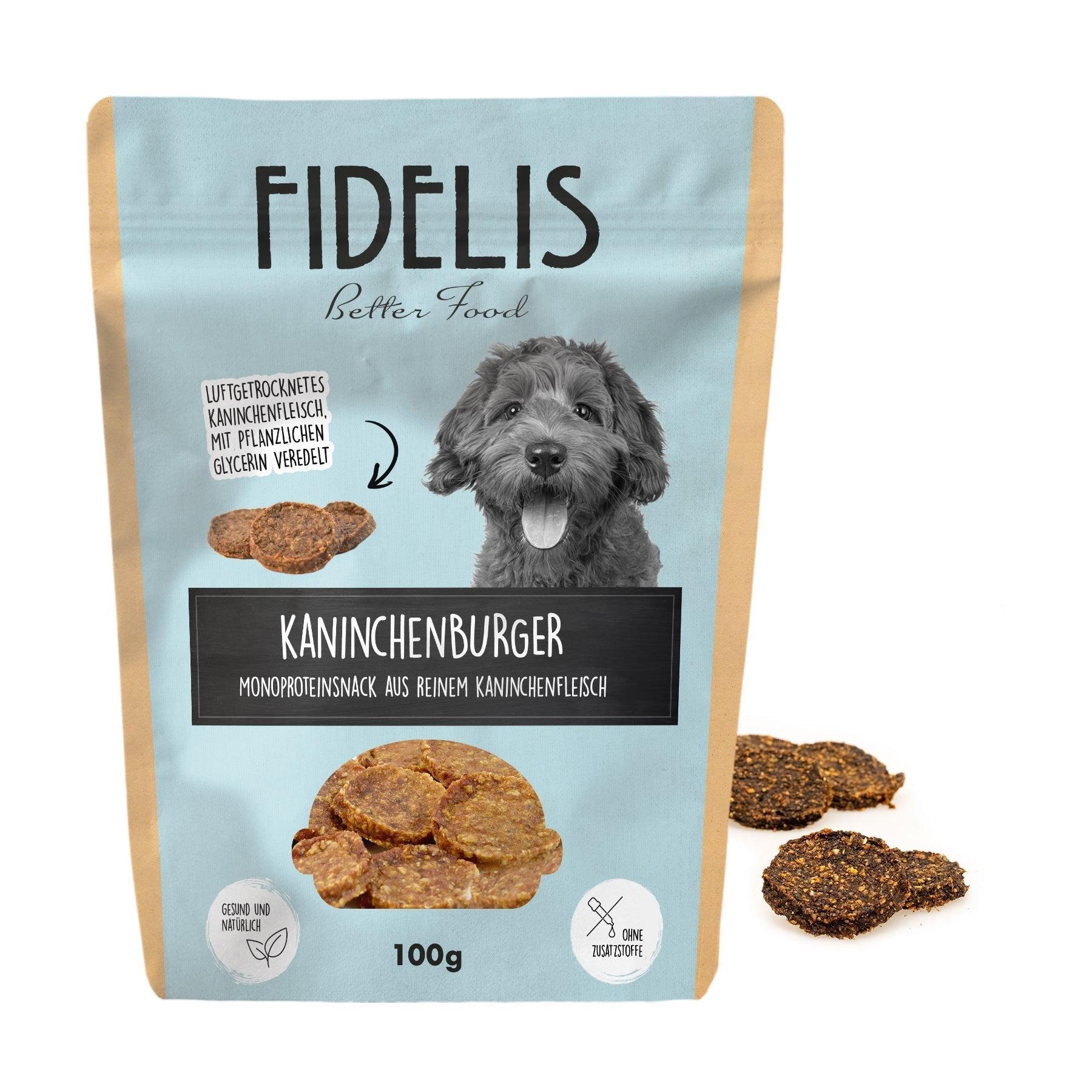 Kaninchenburger (100g) von goodmoodpetfood