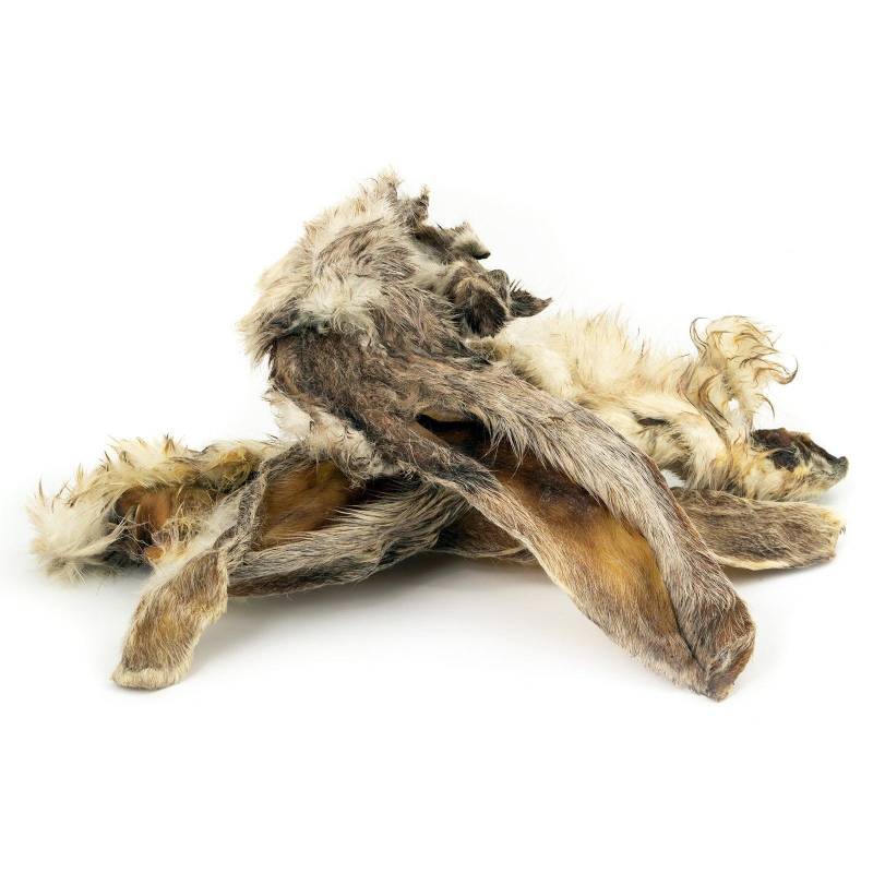 Kaninchenohren mit Fell | Gewicht: 1.000 g von goodmoodpetfood