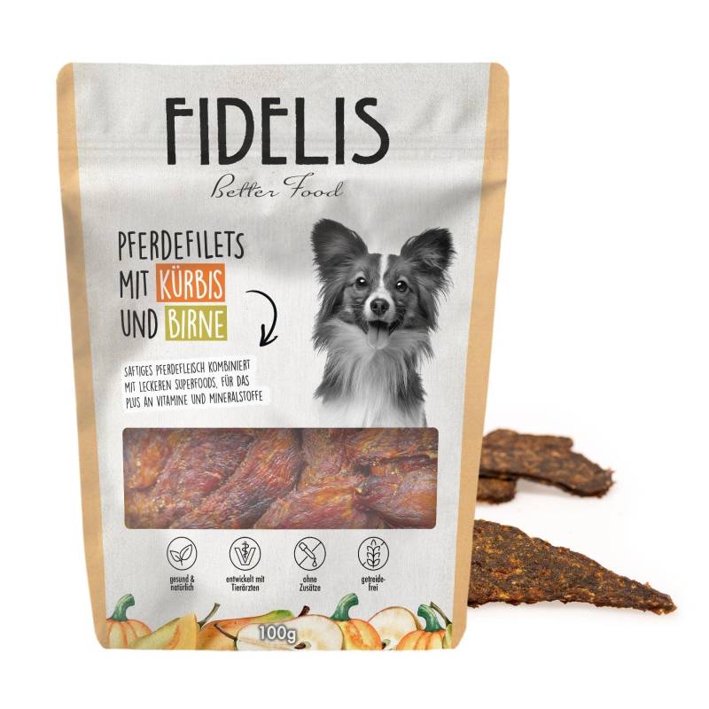 Pferdefilets mit Kürbis und Birne (100g) von goodmoodpetfood