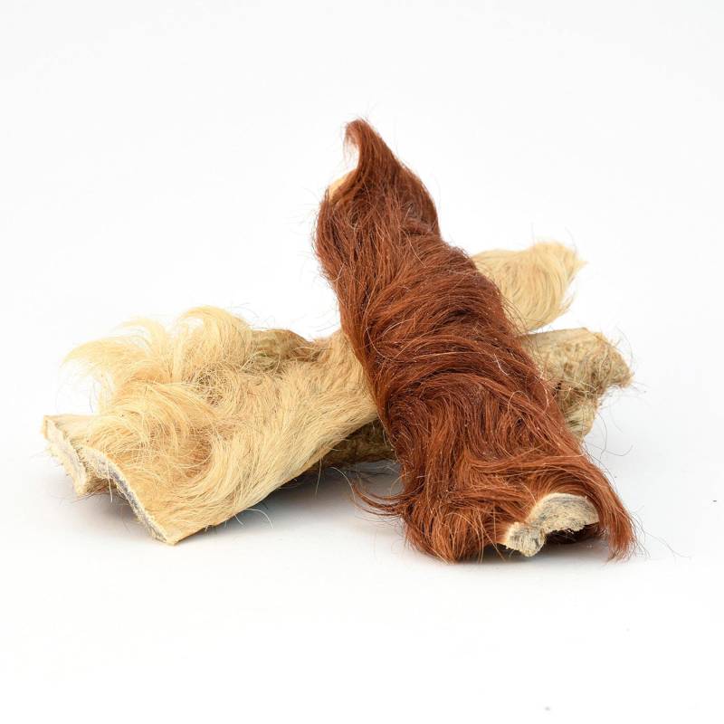 Rinderkopfhaut mit Fell | Gewicht: 250 g von goodmoodpetfood