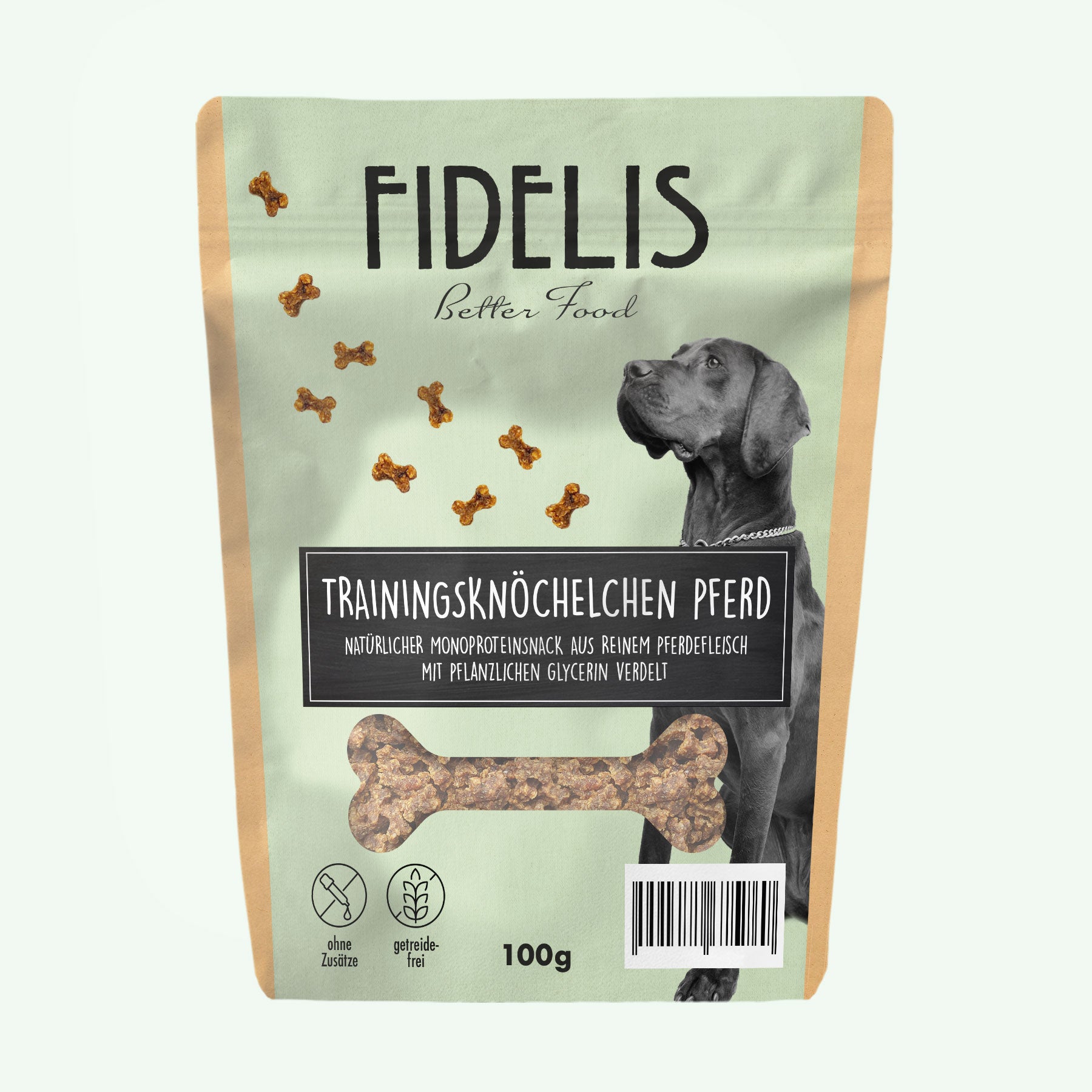 Trainingsknöchelchen Pferd (100g) von goodmoodpetfood