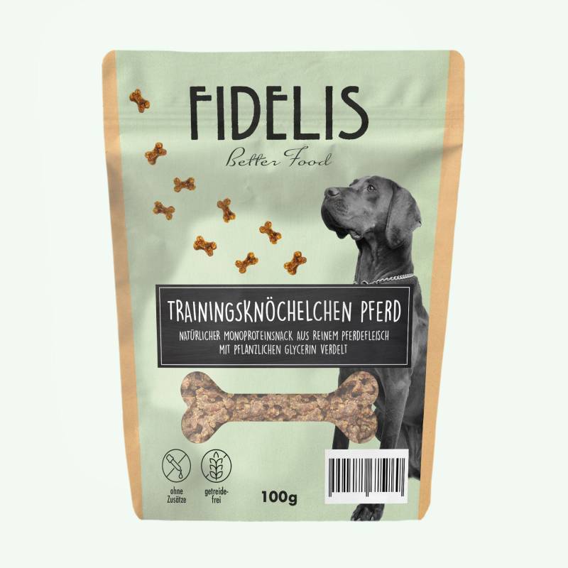 Trainingsknöchelchen Pferd (100g) von goodmoodpetfood
