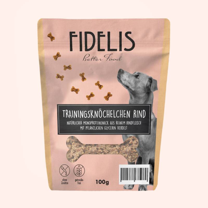 Trainingsknöchelchen Rind (100g) von goodmoodpetfood