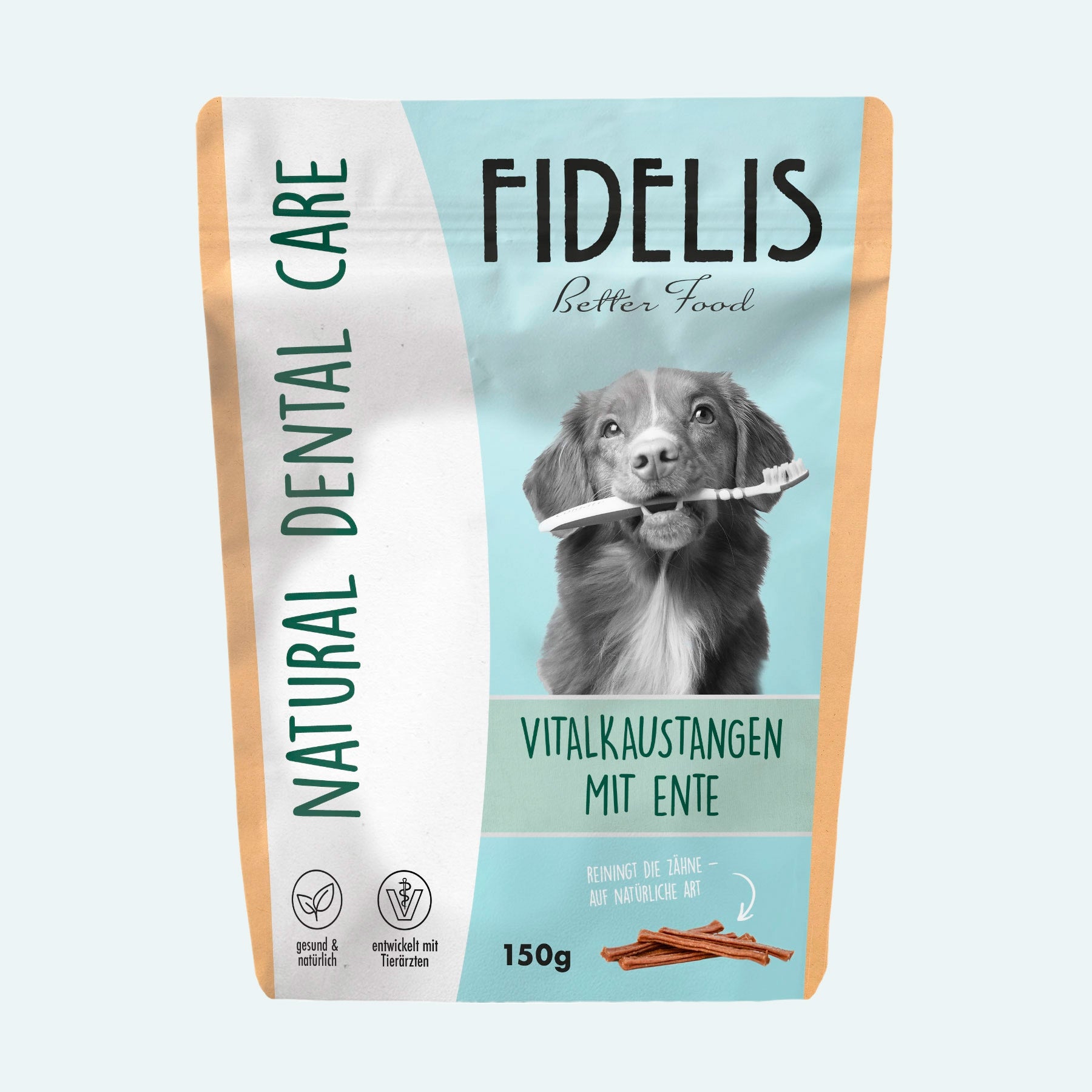Vitalkaustange Ente (150g) von goodmoodpetfood