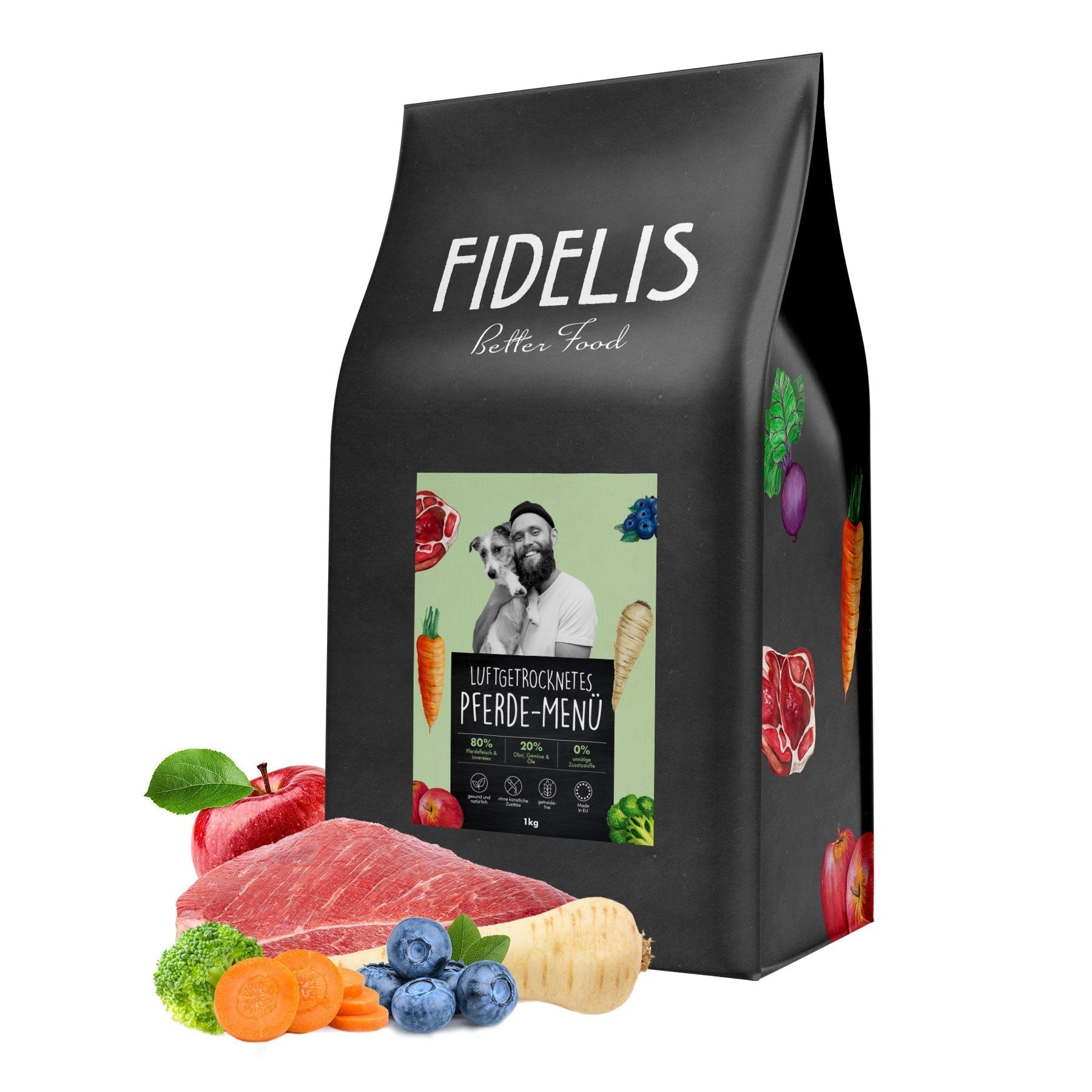 getrocknetes Pferde-Menü (70g-Probe) von goodmoodpetfood