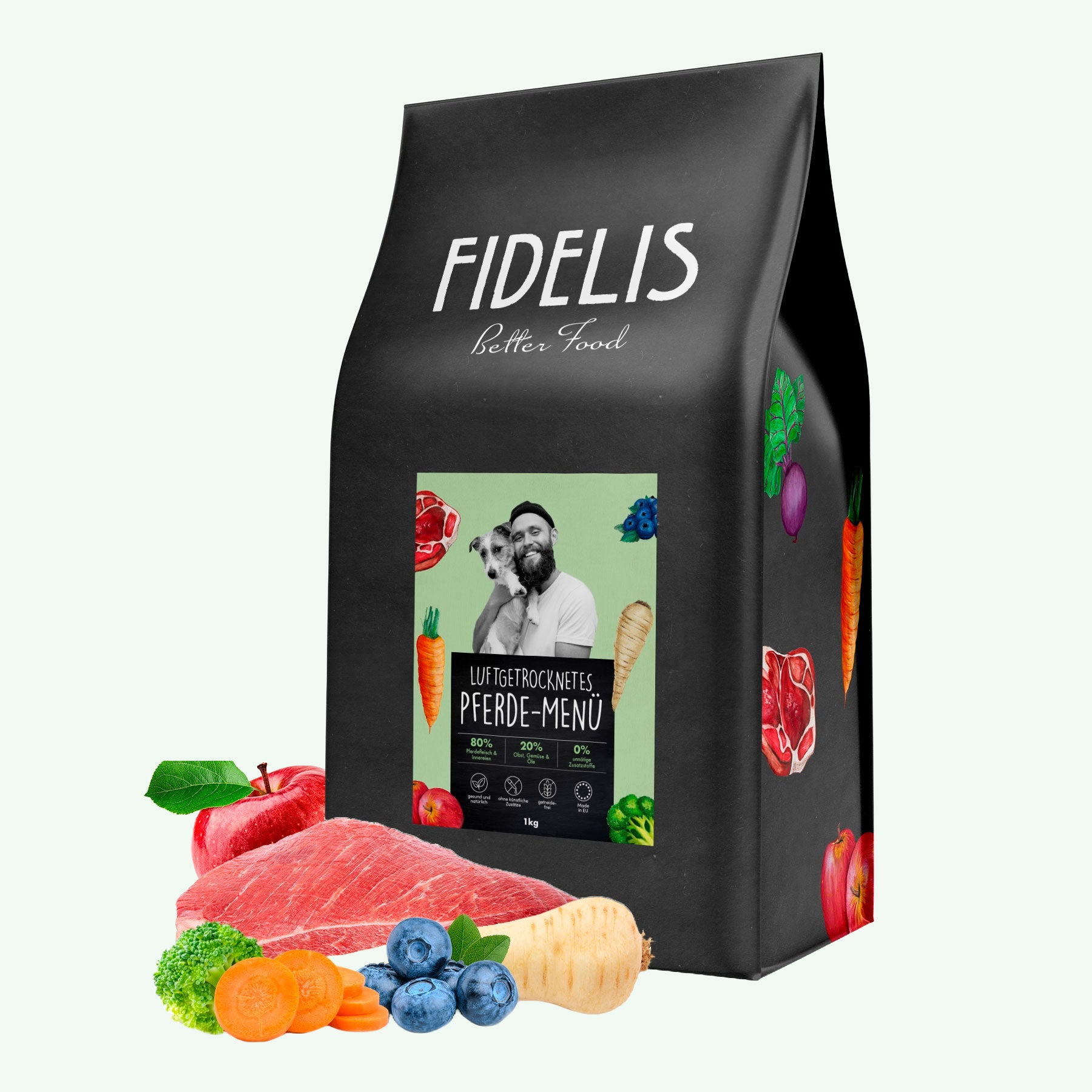 getrocknetes Pferde-Menü | Gewicht: 5.000 g von goodmoodpetfood