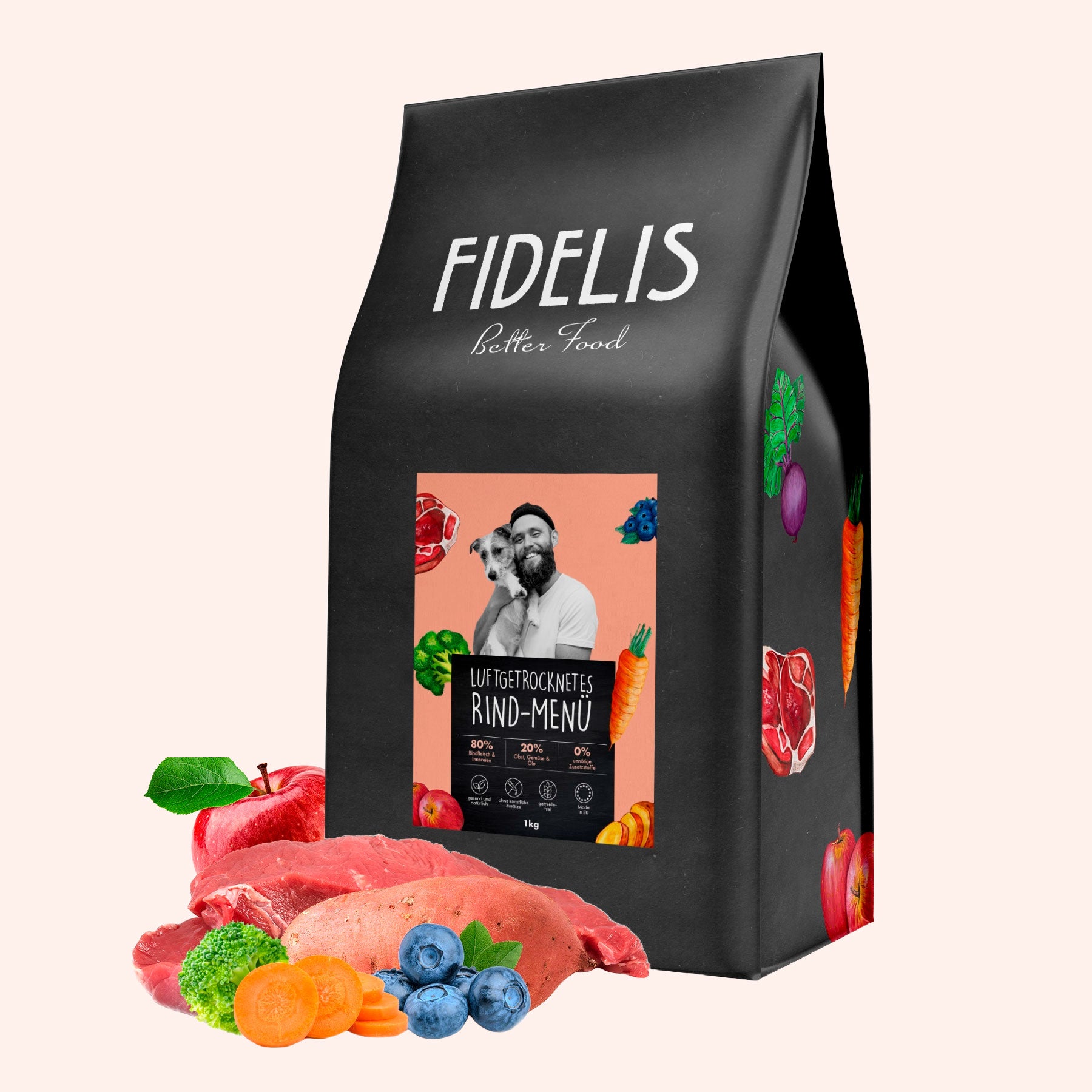 getrocknetes Rind-Menü | Gewicht: 5.000 g von goodmoodpetfood