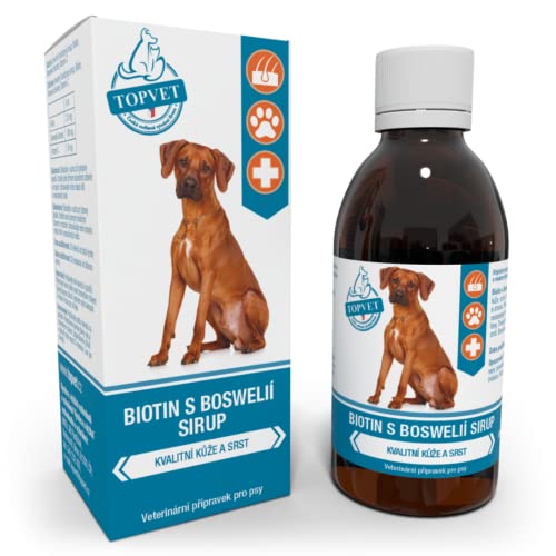 Biotin mit Boswellia-Sirup für gesundes Hundefell - schmackhaft, einfach in der Anwendung - Für hochwertige Haut und Fell - Biotin Hund 200 ml (400 ml) von green idea