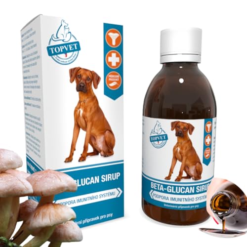 Topvet BETA-GLUCAN Sirup - Zur Unterstützung des Immunsystems bei Hunden - einfach in der Anwendung - 200 ml (400) von green idea