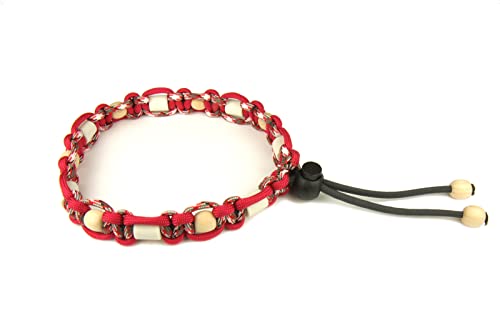 green-pawz Naturkraft EM-Halsband Zirbenholz rot (43-55 cm) von green-pawz