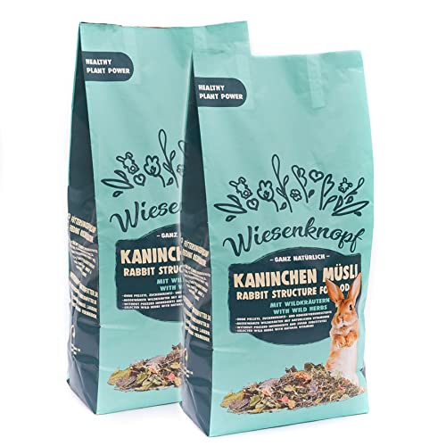 Wiesenknopf Kaninchen Müsli 2 x 6 kg von grünhopper