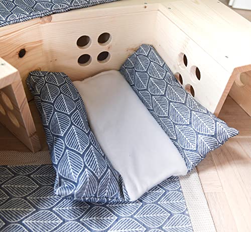 grünhopper Plumpsi Kaninchenbett (Scandi Blue) von grünhopper