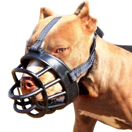 Hundemündung, weiche Korb-Silikonmaulkorb für Hunde, Verhinderung des Beißens Kauen und Bellen, Ermöglicht das Trinken und Keuchen(Size 1 Hundemündung, weiche Korb-Silikonmaulkorb für Hunde, Verhinderung des Beißens Kauen und Bellen, Ermöglicht das Trinken und Keuchen(Size 1 von MINGRI