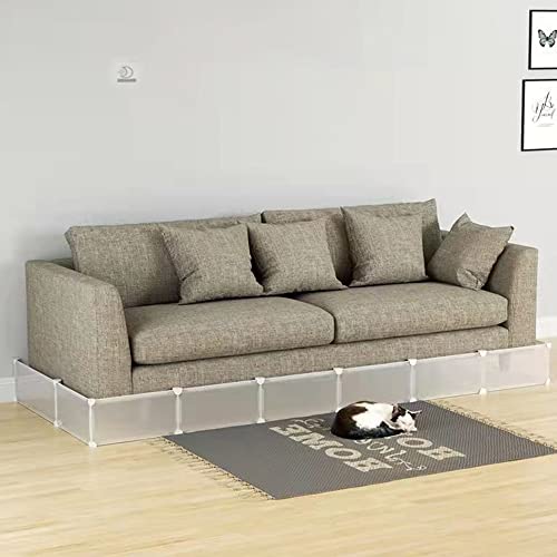 Blocker unter der Couch, Blocker unter dem Bett for Haustiere, King-Size-Bett, PVC-Spielzeugblocker unter dem Sofa, Lückenstopper unter der Couch oder dem Bett, um das Eindringen von Dingen zu verhind von guoiooi