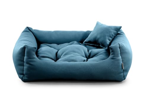 Hundebett Hundesofa Hundeliege Hundekissen Hundekorb XS-3XL NEO (3XL - 130x110, 1 Türkis) von gutekissen