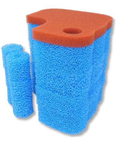 gws Ersatzfilter-Set passend für OASE Biomaster 850 Thermo & BioMaster 2 – 10 PPI & 30 PPI Filterschaum für EasyClean-Vorfilterungskammer & Hauptfilter – Made in Germany von gws