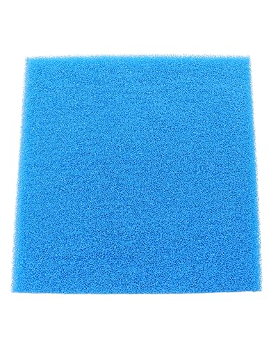 gws Filterschaum in schwarz oder blau – 50x50 cm, 2,3,5 cm Stärke, 10,20,30 PPI (Blau 10PPI, 50x50x2cm) von gws
