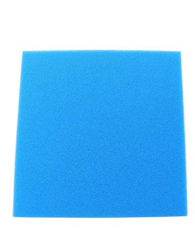 gws Filterschaum in schwarz oder blau – 50x50 cm, 2,3,5 cm Stärke, 10,20,30 PPI (Blau 30PPI, 50x50x2cm) von gws