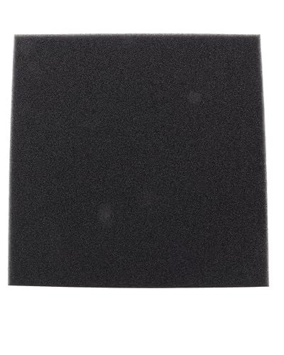 gws Filterschaum in schwarz oder blau – 50x50 cm, 2,3,5 cm Stärke, 10,20,30 PPI (Schwarz 30PPI, 50x50x3cm) von gws