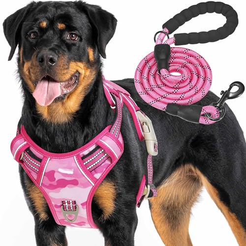 Haapaw Heavy Duty Taktisches Hundegeschirr für große Hunde, kein Zug Verstellbares Haustiergeschirr Reflektierendes Service Training Einfache Steuerung Haustierweste Military K9 Arbeitshundegeschirre Haapaw Heavy Duty Taktisches Hundegeschirr für große Hunde, kein Zug Verstellbares Haustiergeschirr Reflektierendes Service Training Einfache Steuerung Haustierweste Military K9 Arbeitshundegeschirre von haapaw