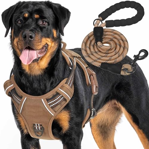 Haapaw Heavy Duty Taktisches Hundegeschirr für große Hunde, kein Zug Verstellbares Haustiergeschirr Reflektierendes Service Training Einfache Steuerung Haustierweste Military K9 Arbeitshundegeschirre Haapaw Heavy Duty Taktisches Hundegeschirr für große Hunde, kein Zug Verstellbares Haustiergeschirr Reflektierendes Service Training Einfache Steuerung Haustierweste Military K9 Arbeitshundegeschirre von haapaw