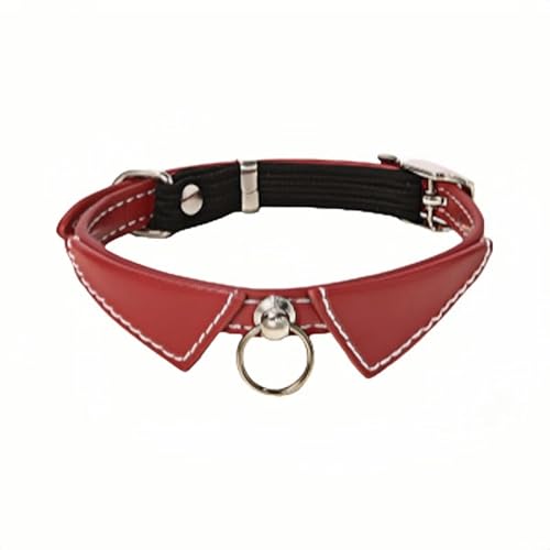 Lederhalsband, personalisierbar, mit Namensschild, geeignet für Katzen und kleine Hunde Lederhalsband, personalisierbar, mit Namensschild, geeignet für Katzen und kleine Hunde von hadefa