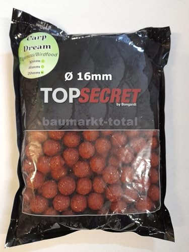 Top Secret Carp Dream Boilie Tigernuss 1kg 16mm von hagebauSPN