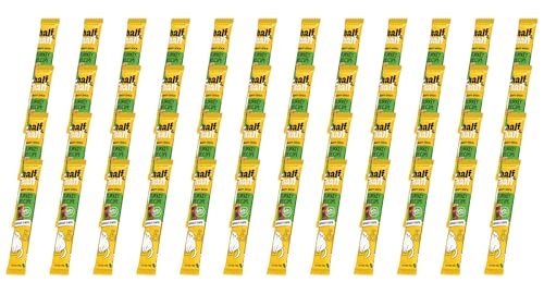 half&half - Katzen Leckerlies - Katzenleckerlis - für Fleischige Sticks für ausgewachsene Katzen - Türkei - Katzensnacks mit hohem Fleischanteil und mit Vitamin A, D3, E - 48er-Pack (48x5 g) von half&half