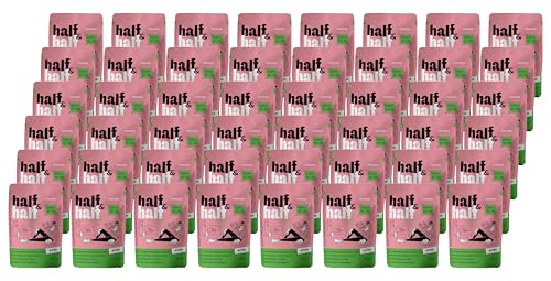 half&half - Katzenfutter Nass - Katzennassfutter - für Kätzchen - Türkei - Hoher Fleischanteil, mit Vitamin E, Zink, Taurin - 48er-Pack (48x100 g) von half&half