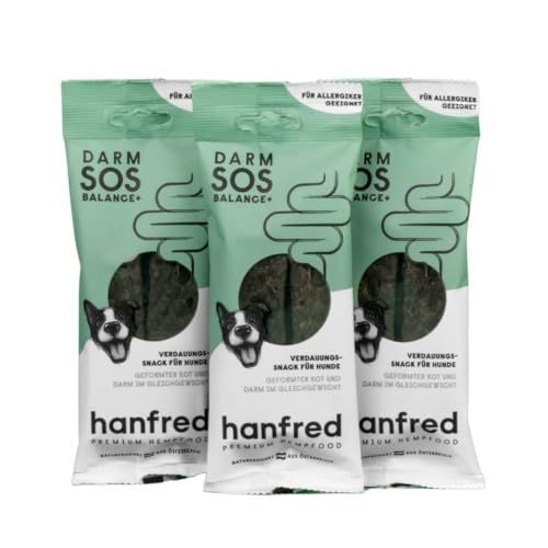 Hanfred SOS Darmbalance+ Stangerl für Hunde, mit Pferdefleisch & Treber, Monoprotein-Snack zur Unterstützung der Verdauung, getreidefrei & natürlich Hanfred SOS Darmbalance+ Stangerl für Hunde, mit Pferdefleisch & Treber, Monoprotein-Snack zur Unterstützung der Verdauung, getreidefrei & natürlich von hanfred