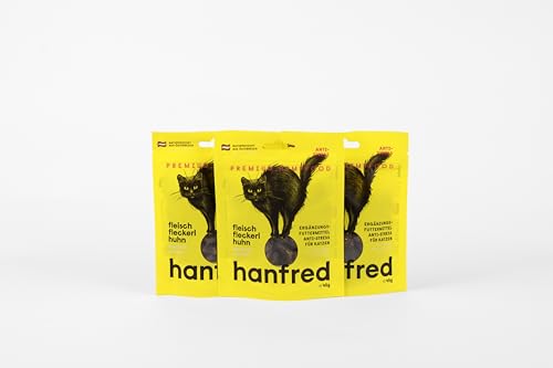 Katzensnack Huhn – Hanfred Leckerli zur Stressreduktion, getreidefrei & natürlich, 45g Monoprotein Snack Katzensnack Huhn – Hanfred Leckerli zur Stressreduktion, getreidefrei & natürlich, 45g Monoprotein Snack von hanfred