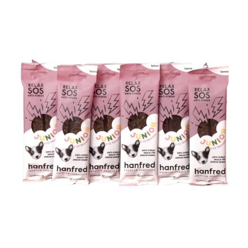SOS Relax Junior Stangerl für Hunde, mit Lamm, Monoprotein-Snack zur natürlichen Unterstützung bei Stress & innerer Unruhe, für Junge Hunde SOS Relax Junior Stangerl für Hunde, mit Lamm, Monoprotein-Snack zur natürlichen Unterstützung bei Stress & innerer Unruhe, für Junge Hunde von hanfred