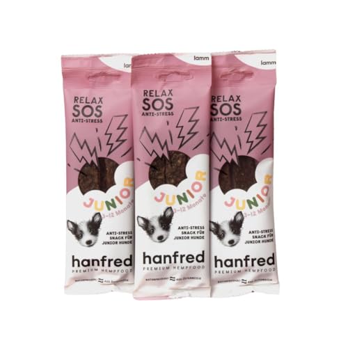 SOS Relax Junior Stangerl für Hunde, mit Lamm, Monoprotein-Snack zur natürlichen Unterstützung bei Stress & innerer Unruhe, für Junge Hunde SOS Relax Junior Stangerl für Hunde, mit Lamm, Monoprotein-Snack zur natürlichen Unterstützung bei Stress & innerer Unruhe, für Junge Hunde von hanfred