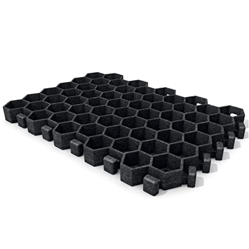 hanit Paddockplatten aus Recycling Kunststoff, hochstabile Pferde Paddock Befestigung, schwarz (10m²) von hanit