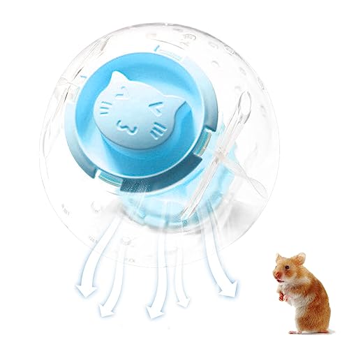 Kleiner Hamsterball, 14 cm, transparent, niedlicher -Ball für Zwerghamster, lindert Langeweile und erhöht die Aktivität, Chinchilla-Käfig Haoying von haoying
