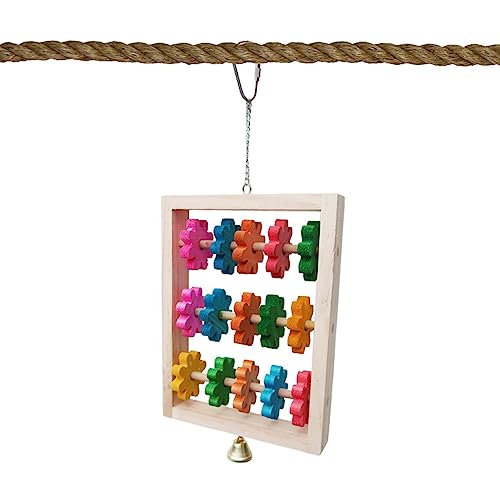 Papageien-Spielzeug | Wellensittich-Schaukel Spielzeug – Zahnreinigung Vogelkäfig-Spielzeug – unterhaltsam für Nymphensittiche, Wellensittiche, Liebesvögel, Haoying Papageien-Spielzeug | Wellensittich-Schaukel Spielzeug – Zahnreinigung Vogelkäfig-Spielzeug – unterhaltsam für Nymphensittiche, Wellensittiche, Liebesvögel, Haoying von haoying