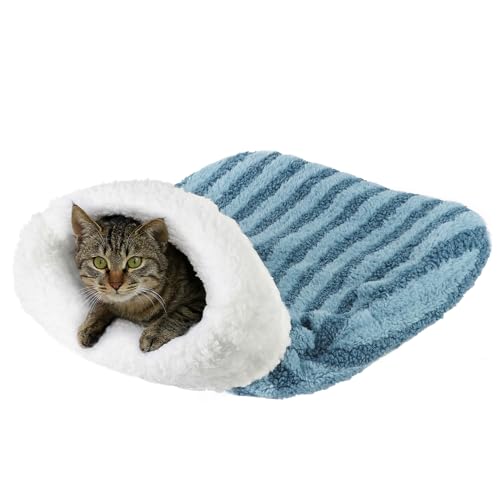 Katzen Schlafsack Kuschelige Katzenbett Weiche Katzenschlafsack Plüsch Warm Katze Hunde Bett Flaushige Katzenmatte Waschbar Winter Haustierschlafsack Hundekorb Schlafen für Haustier Katzen Schlafsack Kuschelige Katzenbett Weiche Katzenschlafsack Plüsch Warm Katze Hunde Bett Flaushige Katzenmatte Waschbar Winter Haustierschlafsack Hundekorb Schlafen für Haustier von haozaikeji