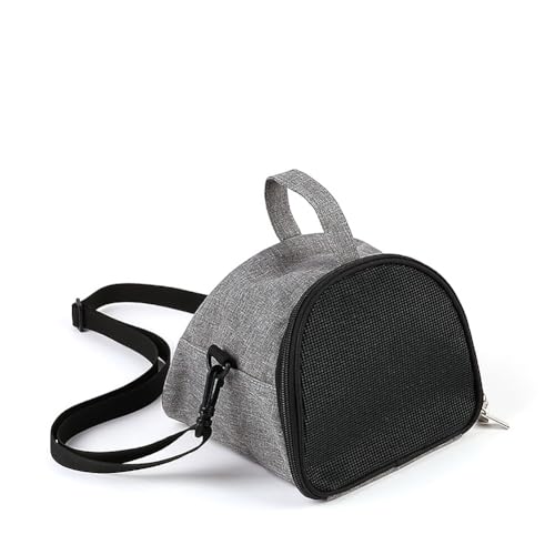 Klein Haustier Transporttasche Hamster Tragetasche Kleintiere Reisetasche Atmungstiv kleine Schultertasche Haustier Kaninchen Tragetasche Chinchillas Igel Meerschweinchen Tasche für Outdoor Reisen von haozaikeji