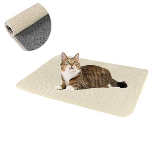 Kratzmatte für Katzen, 50 x 30 cm, Natursisal, Katzenkratzmatte, rutschfest, verschleißfest, Katzenkratzmatte für Wand, Sofa, Möbelschutz, Katzenzubehör, Indoor Kratzmatte für Katzen, 50 x 30 cm, Natursisal, Katzenkratzmatte, rutschfest, verschleißfest, Katzenkratzmatte für Wand, Sofa, Möbelschutz, Katzenzubehör, Indoor von haozaikeji