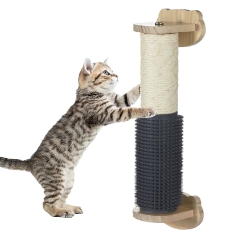 Kratzstamm Kleine Katzen Katzenkratzbaum Sisalseil Kratzbaum mit Bürste Kratzsäule für Katzen Scratching Post Langlebig Katzenkratzbaum für Kätzchen im Katzenkäfig, 30 cm Kratzstamm Kleine Katzen Katzenkratzbaum Sisalseil Kratzbaum mit Bürste Kratzsäule für Katzen Scratching Post Langlebig Katzenkratzbaum für Kätzchen im Katzenkäfig, 30 cm von haozaikeji