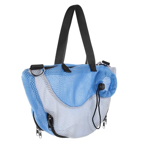 Transporttasche Katze bis 2.5 kg Welpen Tragetasche Katzen Umhängetasche klein Hund Schultertasche Haustier Katzentasche Netz Hundetasche Unterwegs Tragbar Faltbar Katzentragetasche für Reise Draußen von haozaikeji