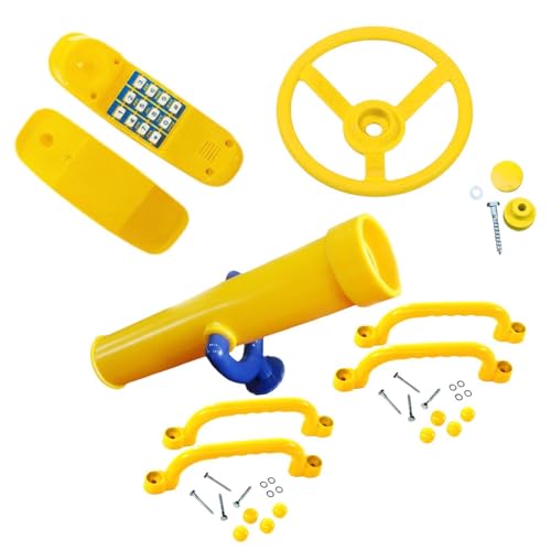 harayaa Kinder Spielzeug Lenkrad Rollenspiel Zubehör Spielzeug Telefon Zubehör Spielset Zubehör für Mädchen Jungen, GELB harayaa Kinder Spielzeug Lenkrad Rollenspiel Zubehör Spielzeug Telefon Zubehör Spielset Zubehör für Mädchen Jungen, GELB von harayaa