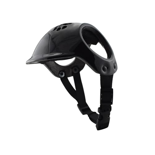 harayaa Outdoor Hundekappe, Verstellbares Modell, Fahrradhelm für Yorkshire Terrier, Schwarz harayaa Outdoor Hundekappe, Verstellbares Modell, Fahrradhelm für Yorkshire Terrier, Schwarz von harayaa
