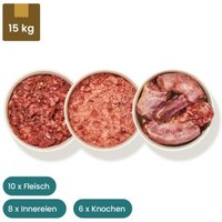 haustierkost.de Geflügel Paket Hund Frostfutter 15 kg von haustierkost.de